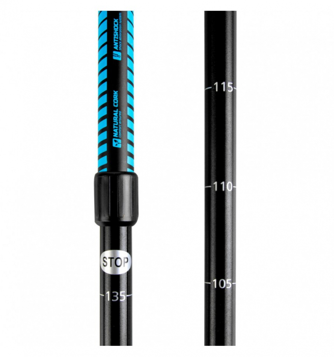 Bete trekking telescopice Spokey Creek, 3 segmente, 105-135 cm [7]