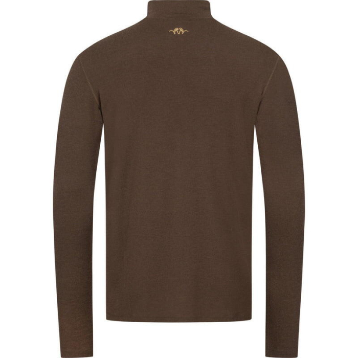 Bluza barbati base layer Blaser Jonar merino dark brown [2]