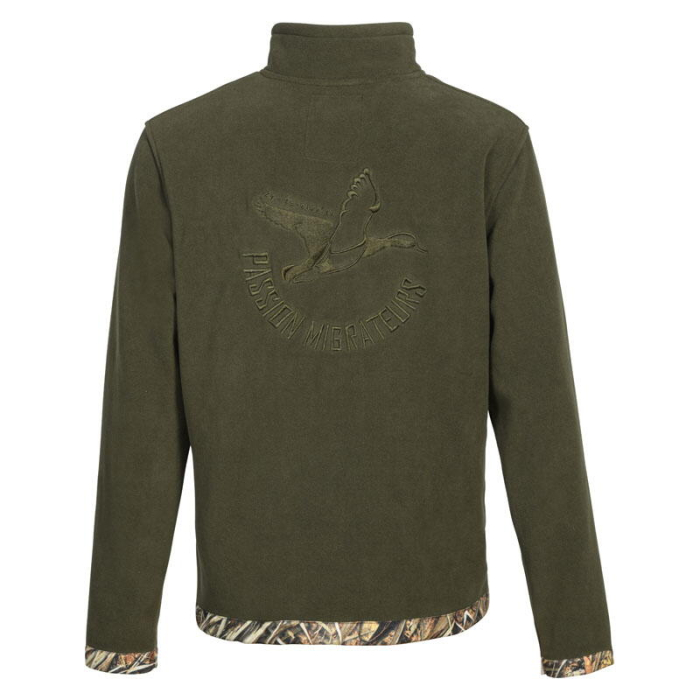 Bluza polar barbati Percussion passion migrateurs kaki [2]