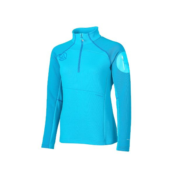 Bluza dama Ternua Stokmera warmshell pro fresh ocean [1]