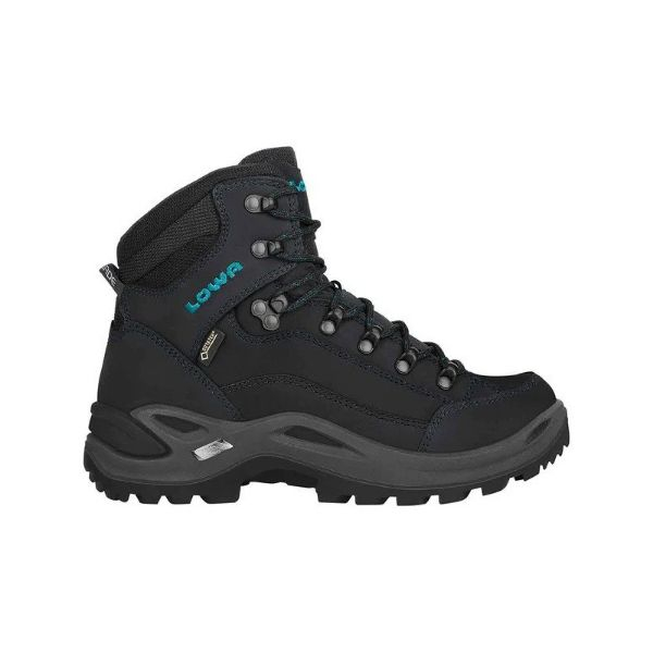 BOCANCI DAMA LOWA RENEGADE GORETEX GTX MID ASPHALT/TURQUOISE [1]
