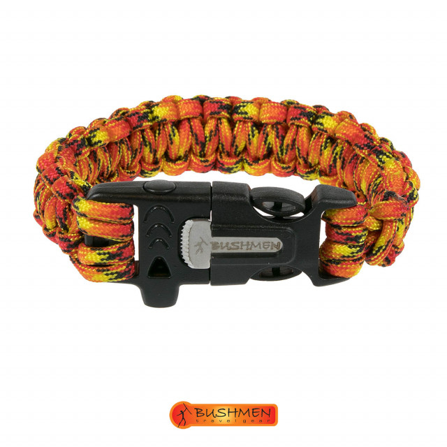Bratara de supravietuire paracord 3 m fire Bushmen [1]