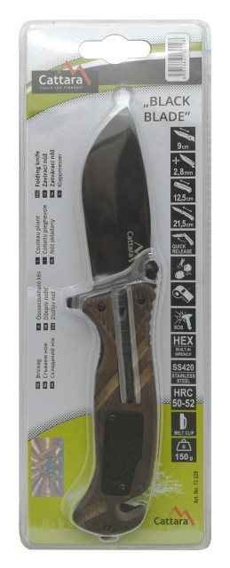 Briceag Cattara Black Blade cu amnar [8]