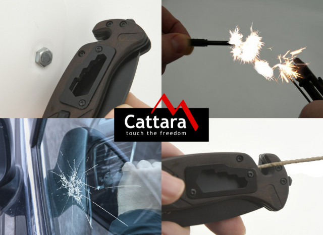 Briceag Cattara Black Blade cu amnar [6]