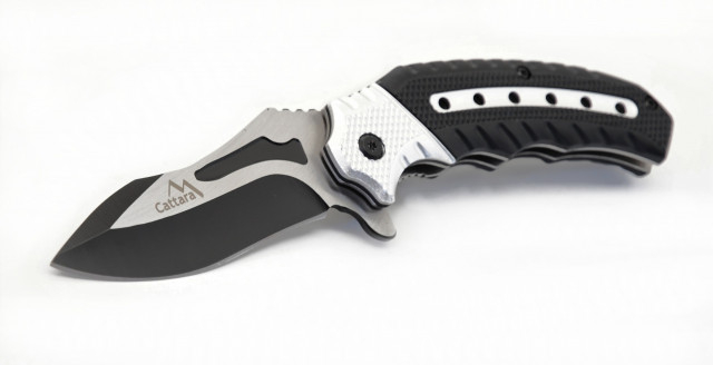 Briceag Cobra Cattara lama 9.5 cm argintiu/negru [5]