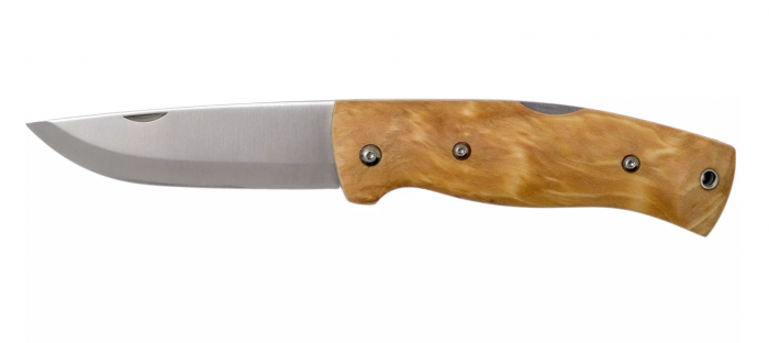 BRICEAG HELLE BLEJA, OTEL INOX, TEACA PIELE, LAMA 85 MM [2]