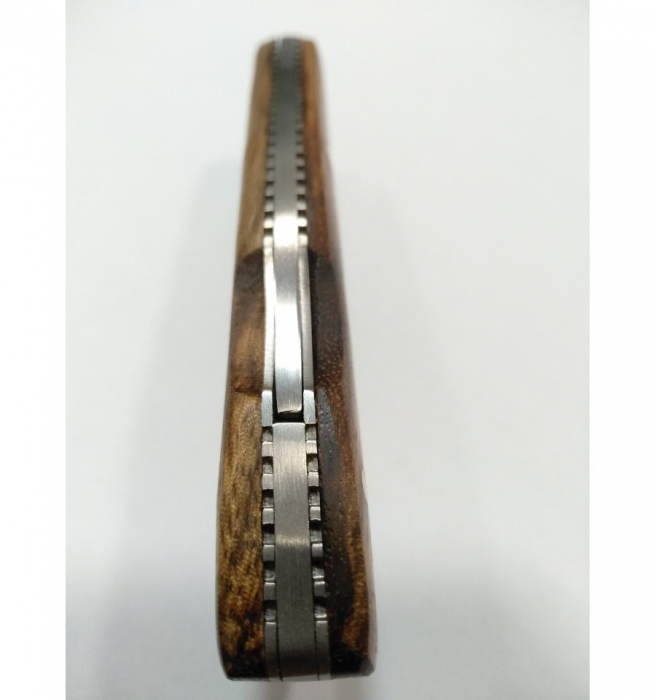 Briceag Joker, lama 7.8 cm otel inox, blocabila, maner lemn [3]