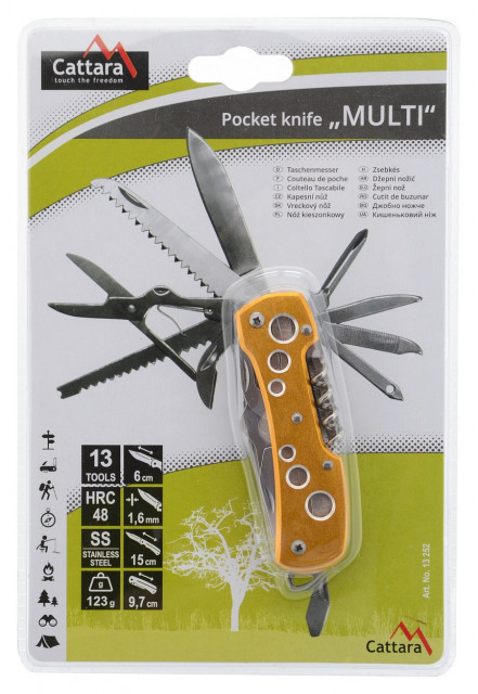 Briceag multifunctional Cattara lama 6 cm [7]