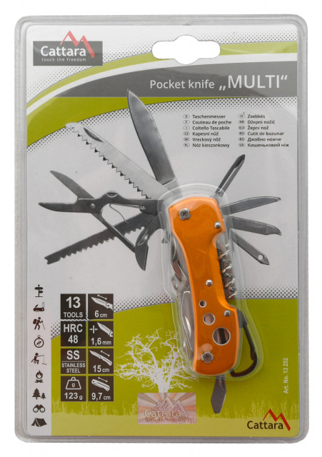 Briceag multifunctional Cattara lama 6 cm [6]