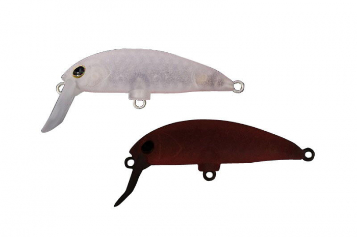 Vobler Jackall Buriburi Minnow F 4.0 cm, 2.4 g kami red glow [1]