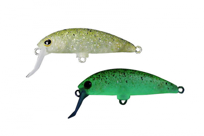 Vobler Jackall Buriburi Minnow F 4.0 cm, 2.4 g shobokure glow [1]