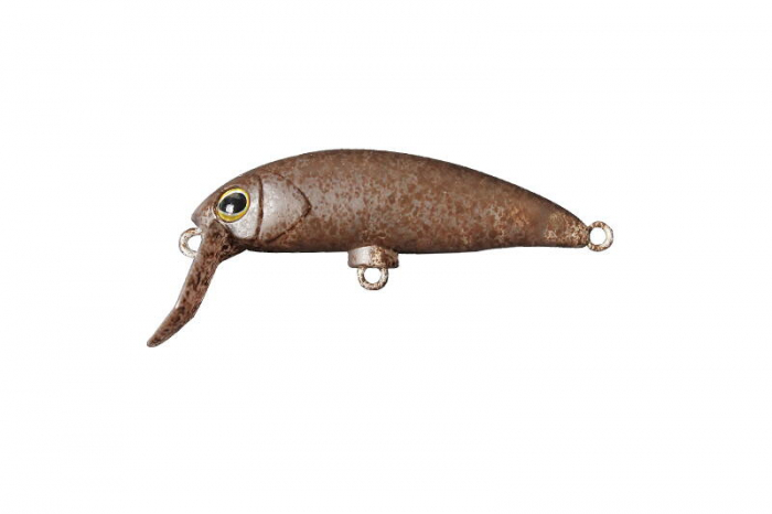 Vobler Jackall Buriburi Minnow F 4.0 cm, 2.4 g tackey brown [1]