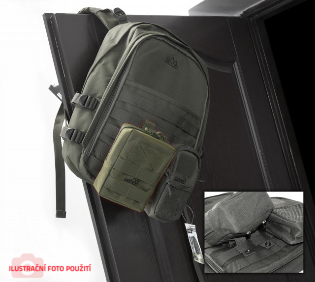 Buzunar universal Molle 17x11x6 cm olive Cattara [5]