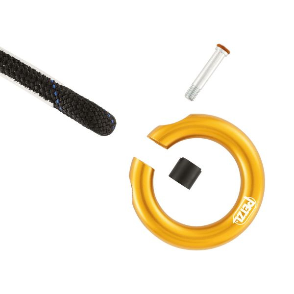 Carabiniera Petzl ring open gated ring p28 [2]