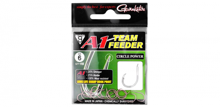 CARLIGE GAMAKATSU A1 TEAM FEEDER CIRCLE, NR 12, POWER 15 BUC / PLIC [4]