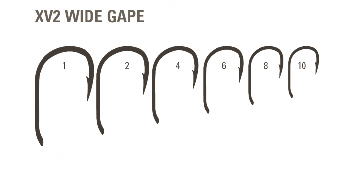 CARLIG CRAP MUSTAD XV2 WIDE GAPE OCHI NICHEL NEGRU, NR 8, 10 BUC / PLIC [2]