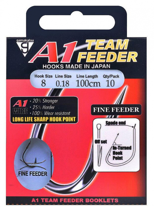 CARLIGE LEGATE GAMAKATSU A1 FINE FEEDER NR 10/016MM/100CM [1]