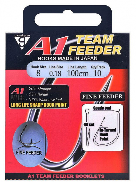 CARLIGE LEGATE GAMAKATSU A1 FINE FEEDER NR 8/018MM/100CM [1]