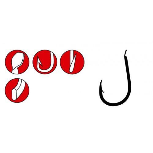 CARLIGE GAMAKATSU LS-33103F EYED BLACK, NR 4, 11 BUC / PLIC [1]