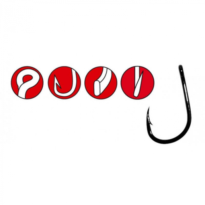 CARLIGE GAMAKATSU LS-3323F BLACK, NR 1, 7 BUC / PLIC [1]