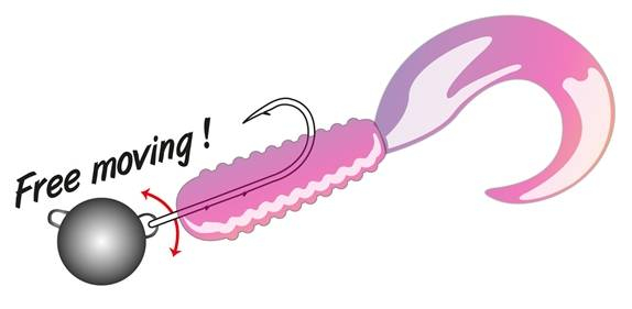 CARLIGE GAMAKATSU PENTRU JIG SINGLE 6 BUC / PLIC, NR 4 [3]