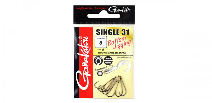 CARLIGE GAMAKATSU PENTRU JIG SINGLE 6 BUC / PLIC, NR 4 [2]