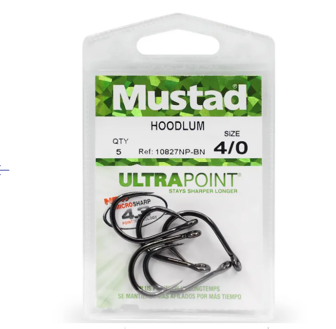 CARLIGE MUSTAD HOODLUM, NR 2/0, 7 BUC / PLIC [3]