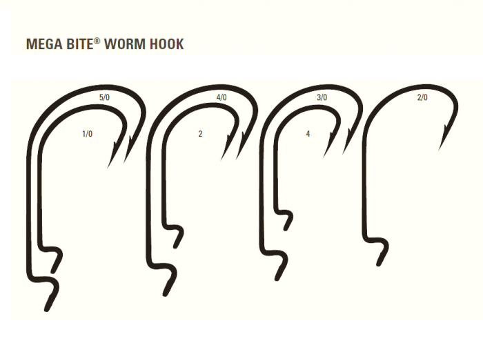 CARLIGE OFFSET MUSTAD MEGA BITE, NR 2/0, 7 BUC / PLIC [3]