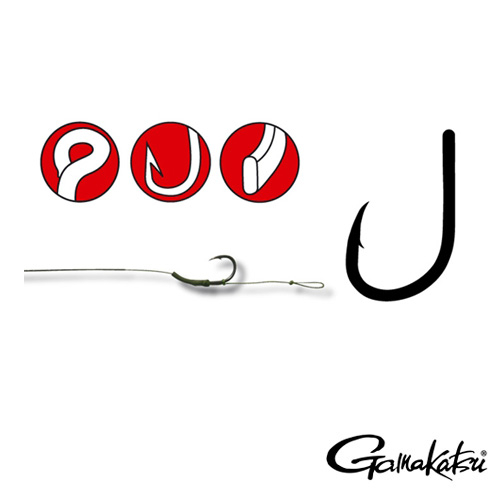 CARLIGE FORJATE GAMAKATSU G-CARP SNAG BLACK, NR 2, 10 BUC / PLIC [1]