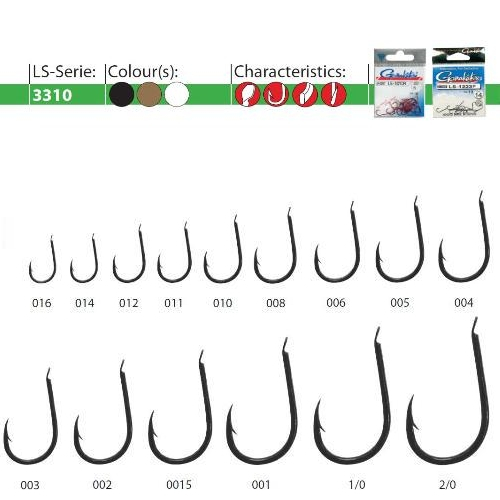 CARLIGE FORJATE GAMAKATSU LS-3310F BL 25 BUC / PLIC, nr.8 [1]