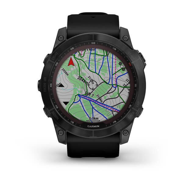 CEAS GARMIN FENIX 7X SAPPHIRE SOLAR BLACK TITAN/BLAKE 51MM [4]