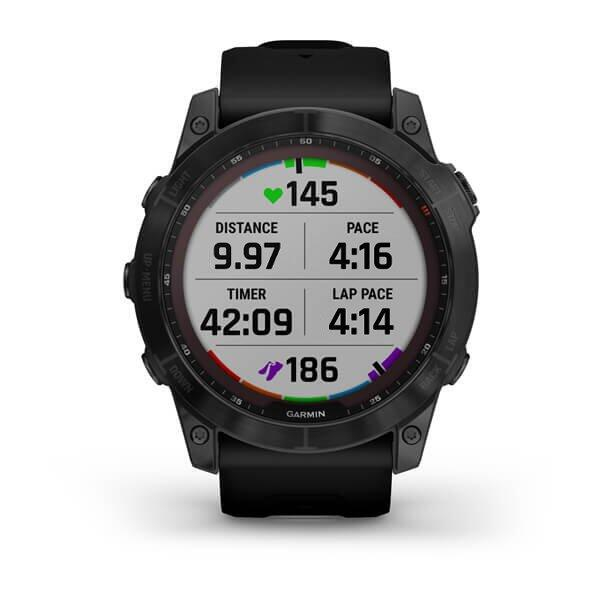 CEAS GARMIN FENIX 7X SAPPHIRE SOLAR BLACK TITAN/BLAKE 51MM [9]