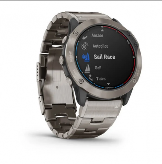 Ceas Garmin Quatix 6X Solar Titanium 51 mm [4]
