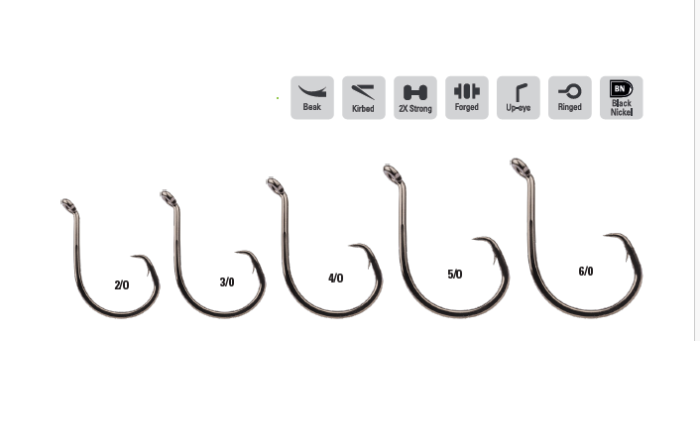 Carlige Mustad Circle Octopus 1X Strong, 6 buc / plic [2]