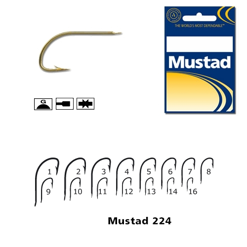 CARLIGE MUSTAD CRISTAL, AURII, NR 12, 10 BUC / PLIC [1]
