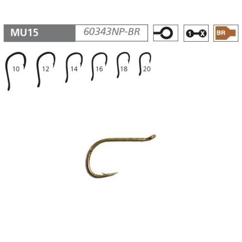 CARLIGE MUSTAD FEEDER CU OCHET MU15 BR, NR. 10, 10 BUC / PLIC [1]