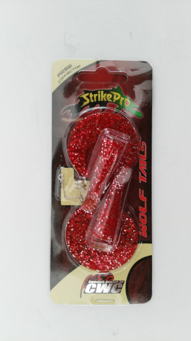 COADA DE SCHIMB STRIKE PRO RED GLITTER WOLF TAIL [1]