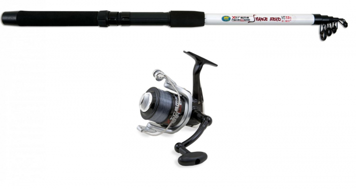 COMBO LANSETA 2BUC XTREME SNAKE HEAD 2,70M/50G  SI MULINETA 3000 [2]