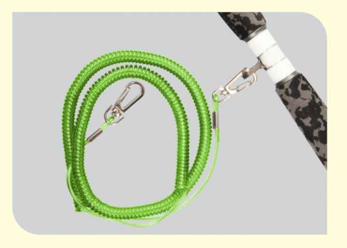 CORDON EXTENSIBIL SPIRALAT DAM SAFETY CU AGRAFE 90-250CM [2]