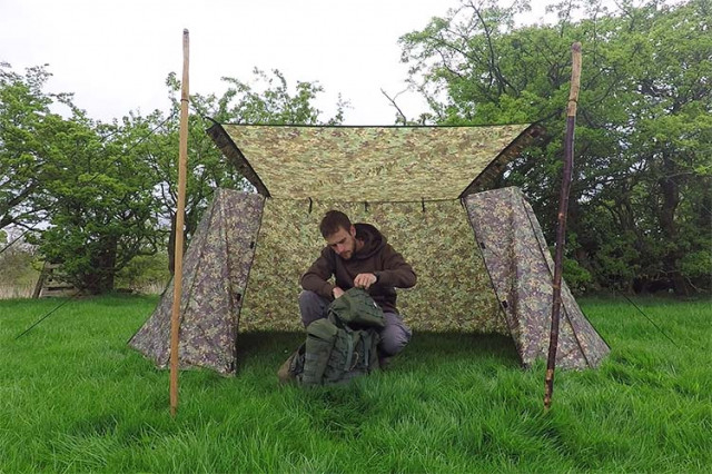 Cort 2 persoane DD Hammocks A Frame Camo [4]