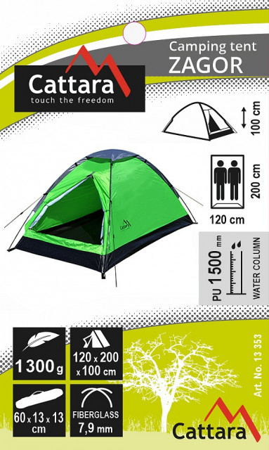 Cort 2 persoane Cattara Zagor [7]