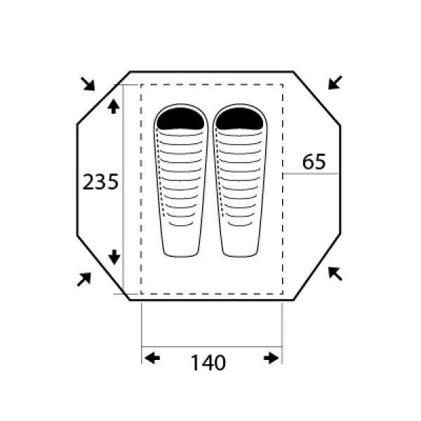Cort Trimm Apolos DSL, 2 persoane [3]
