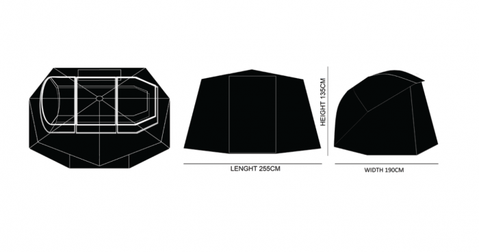CORT PROLOGIC AVENGER 65 BROLLY SYSTEM, 135X255X190 CM [5]