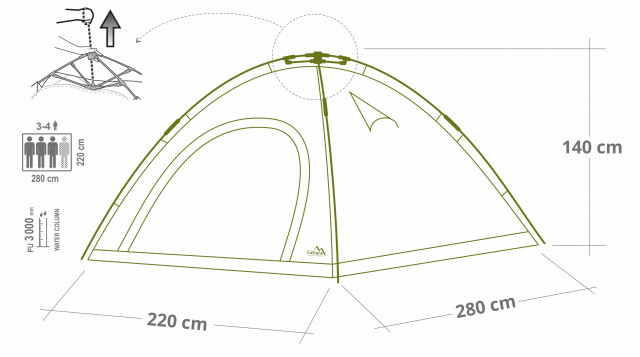 Cort Cattara Budva 3-4 persoane [3]
