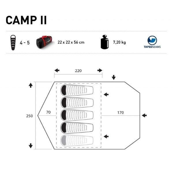 Cort Trimm Camp II, 4-5 persoane [2]