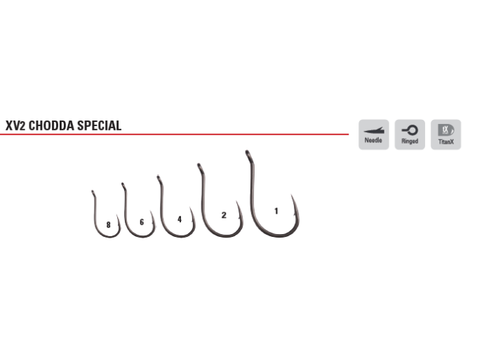 Carlige crap Mustad XV2 Chodda Special, 12 buc / plic [3]
