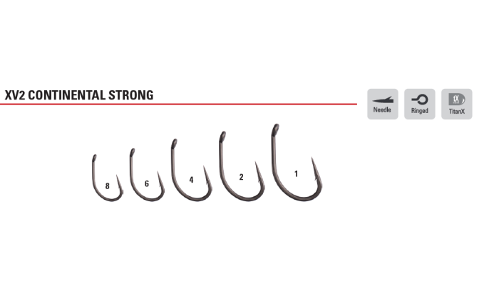 Carlige crap Mustad XV2 Continental strong [3]