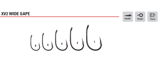 Carlige crap Mustad XV2 wide gape, 12 buc / plic [3]