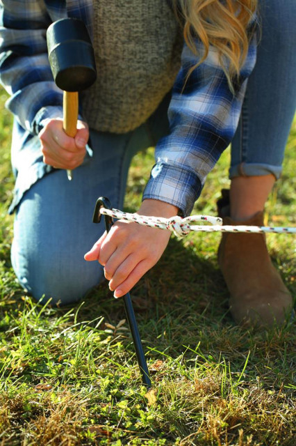 Cuie cort extra heavy duty 45.7 cm 11.4mm din otel 2 buc Coghlans [3]