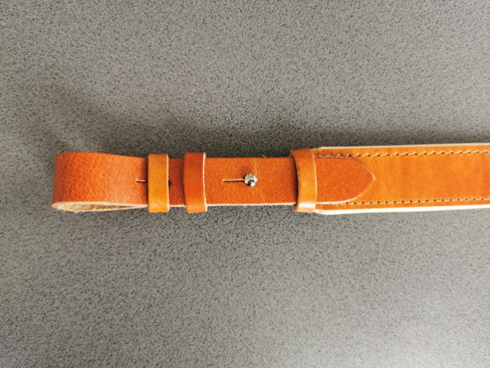 Curea din piele maro latime 30 mm pentru arma vanatoare [4]